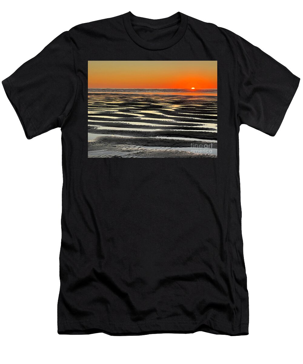 Sunset T-Shirt featuring the photograph Glorious Fleeting Moments Of Wonder by Tanya Filichkin