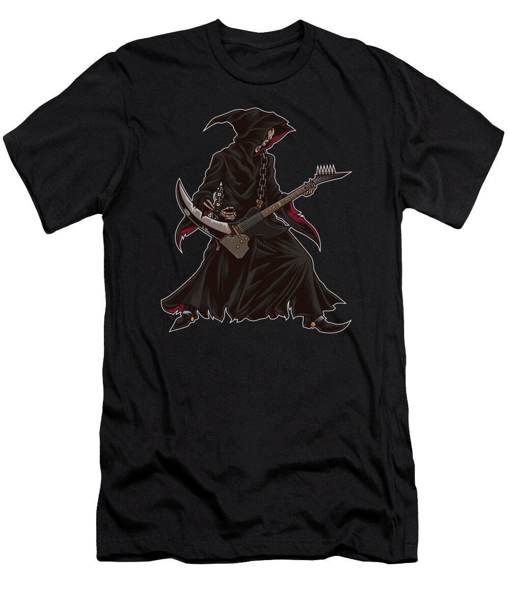 Death Metal T-Shirt The Grim Reaper Heavy Metal Rock Gig Original 3XL 4XL  5XL