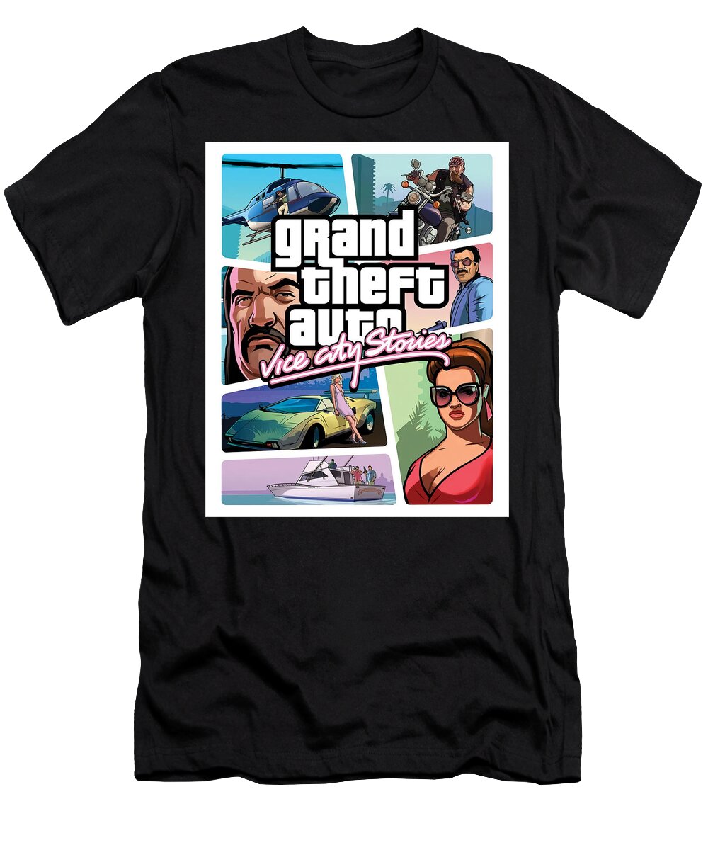 dyr kommando efter skole GTA Vice City Stories T-Shirt by Luci Morris - Pixels