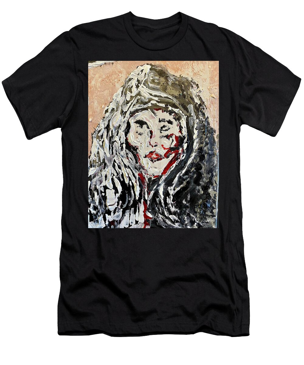 Witch T-Shirt featuring the painting Hag I Am by Bethany Beeler