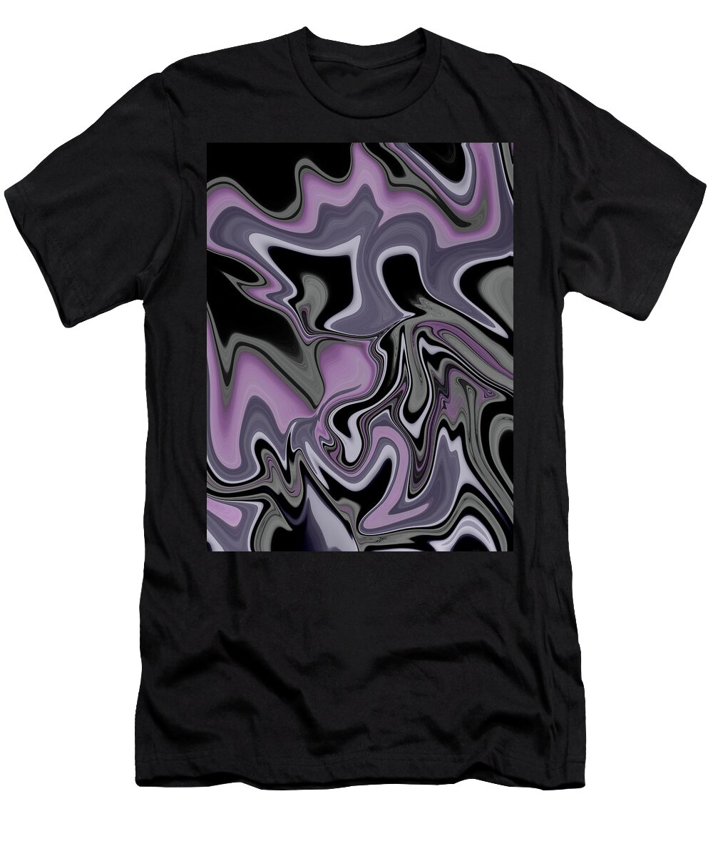  T-Shirt featuring the digital art Happy Face by Michelle Hoffmann