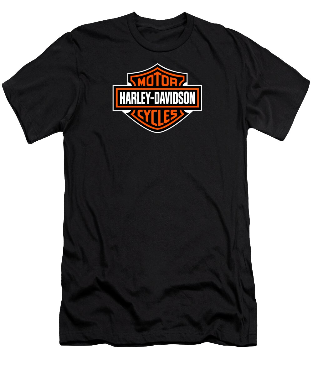 Motorcycle T-Shirt featuring the digital art Harleydavidson by Rashford Official