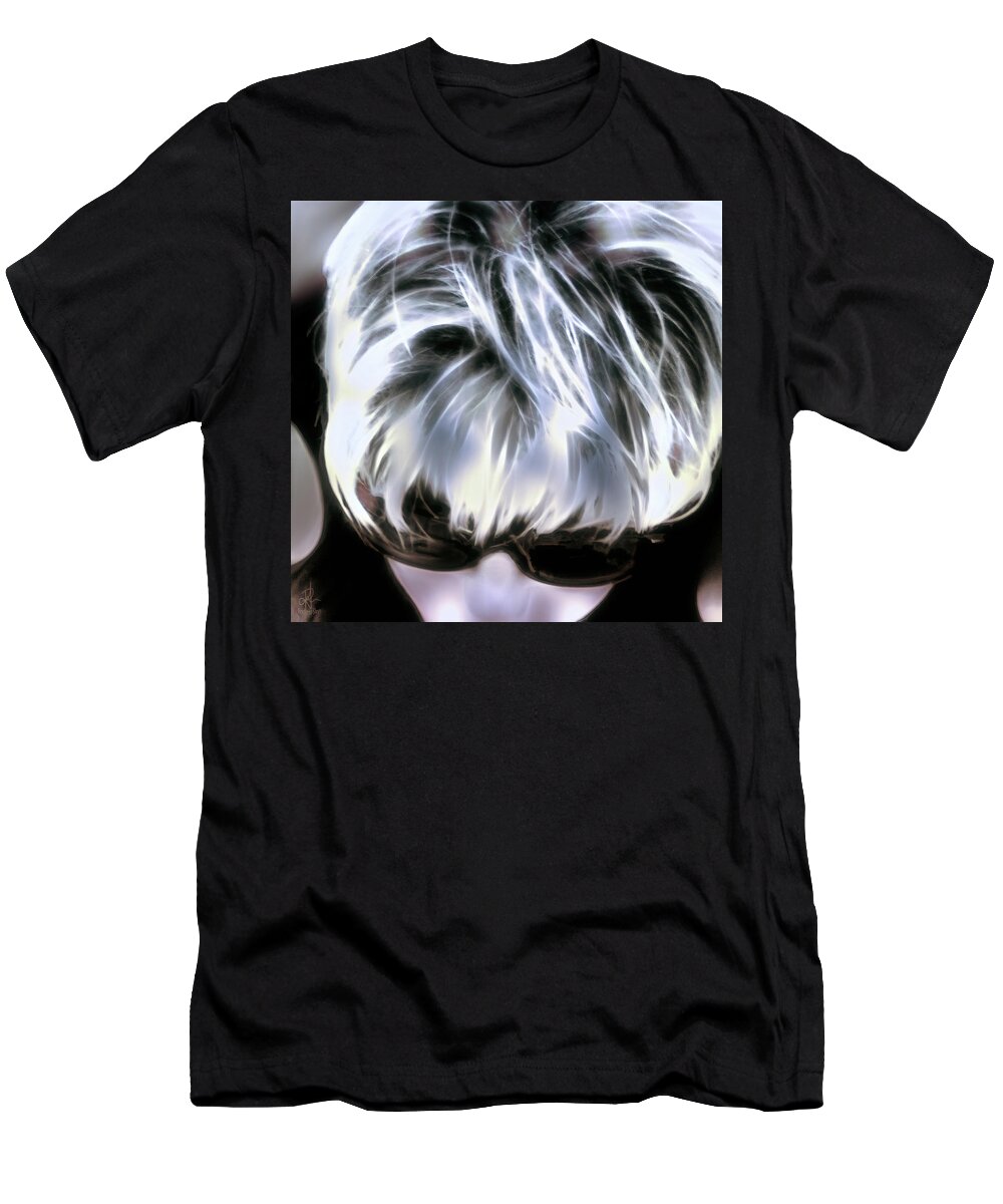 People T-Shirt featuring the digital art HIgh Contrast by Pennie McCracken