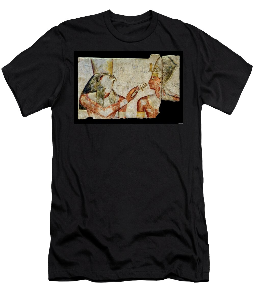 Horus And Ramses Ii T-Shirt featuring the photograph Horus and Ramses by Weston Westmoreland