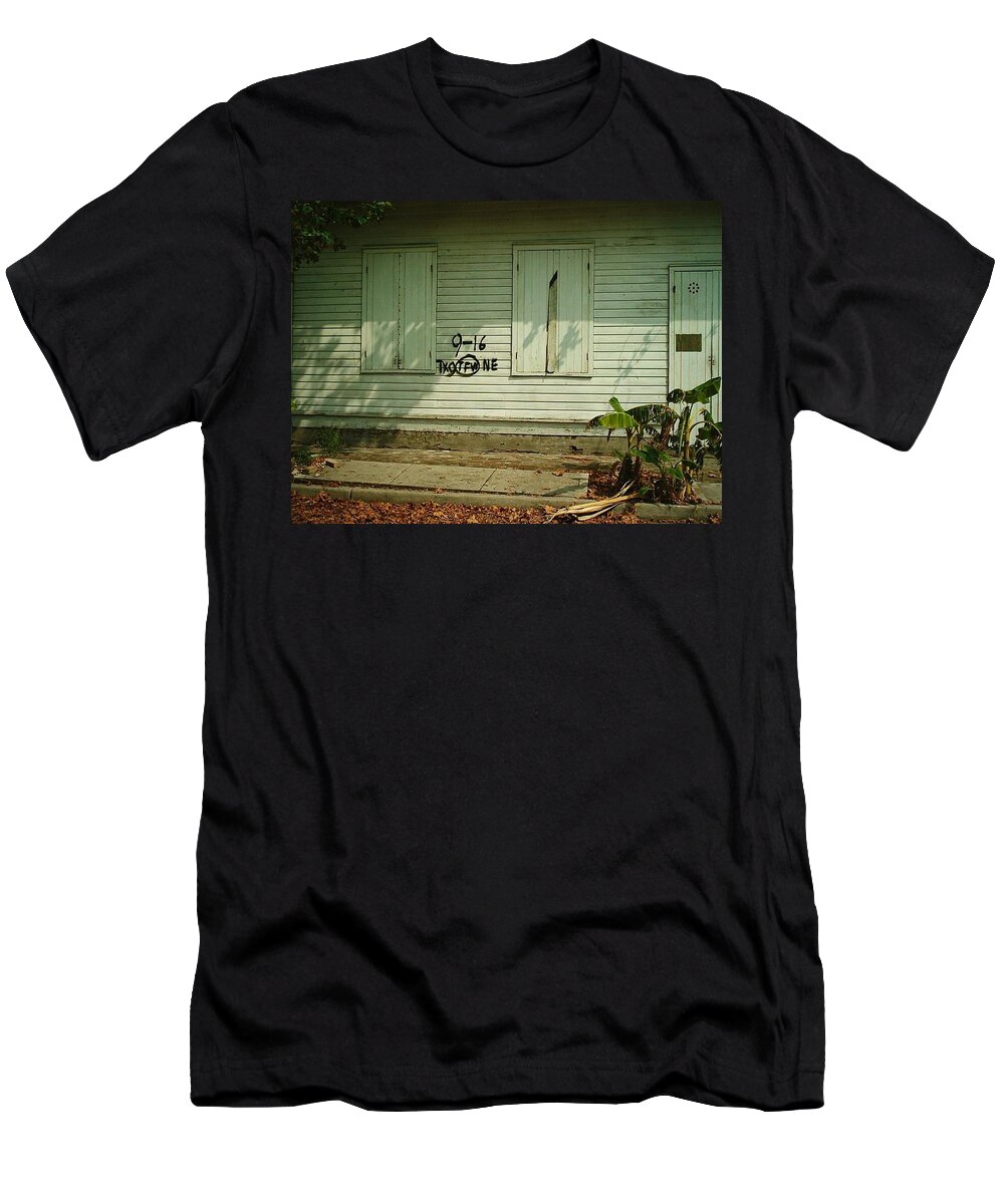 New Orleans T-Shirt featuring the photograph Hurricane Katrina Series - 34 by Christopher Lotito