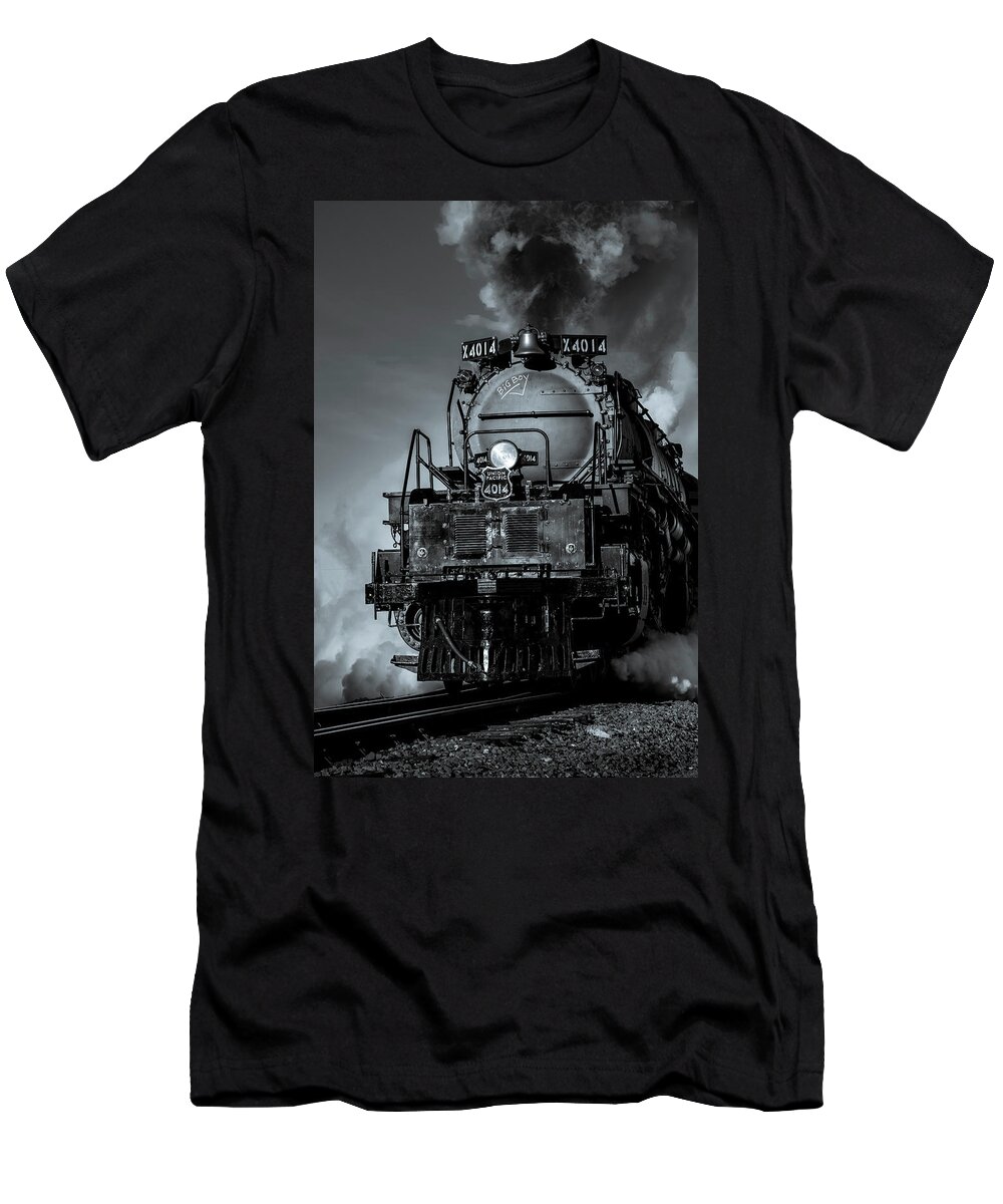 Train T-Shirt featuring the photograph I Hear The Train a Comin by David Morefield