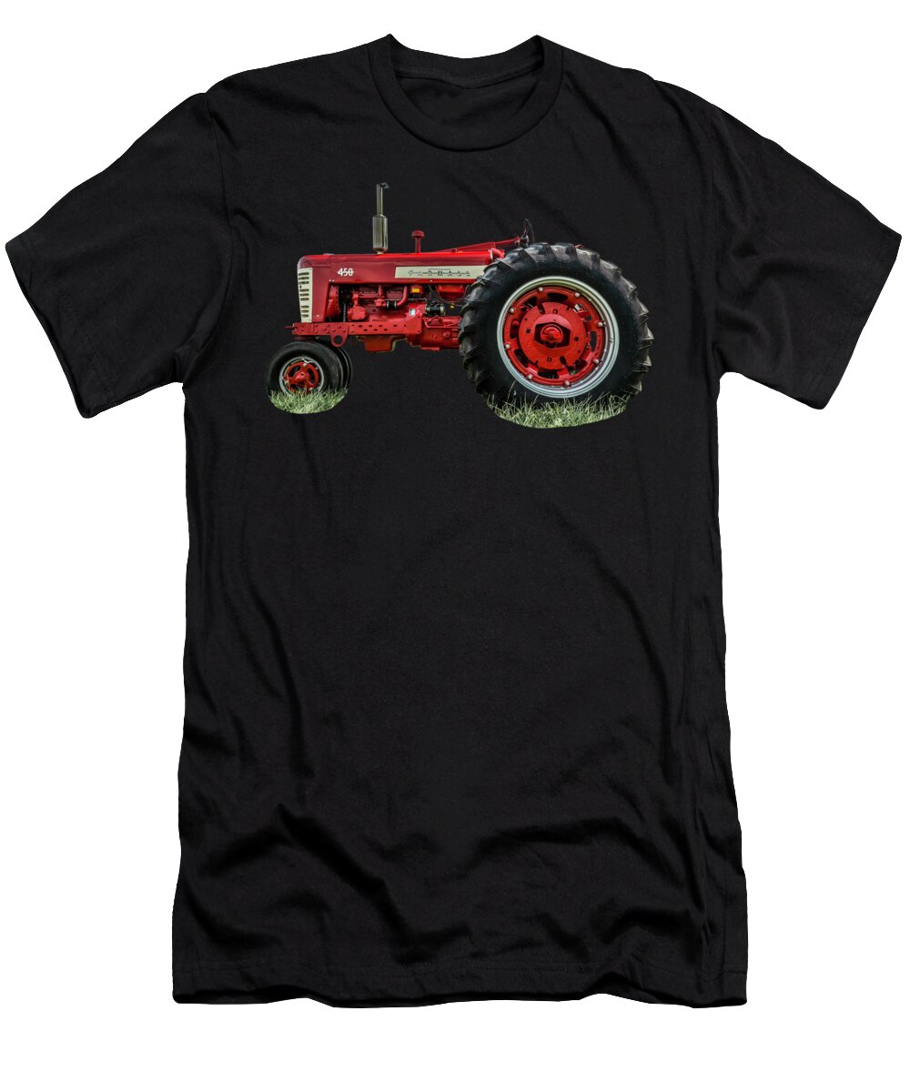 Farming T-Shirt featuring the photograph Ih 450 by Enzwell Designs