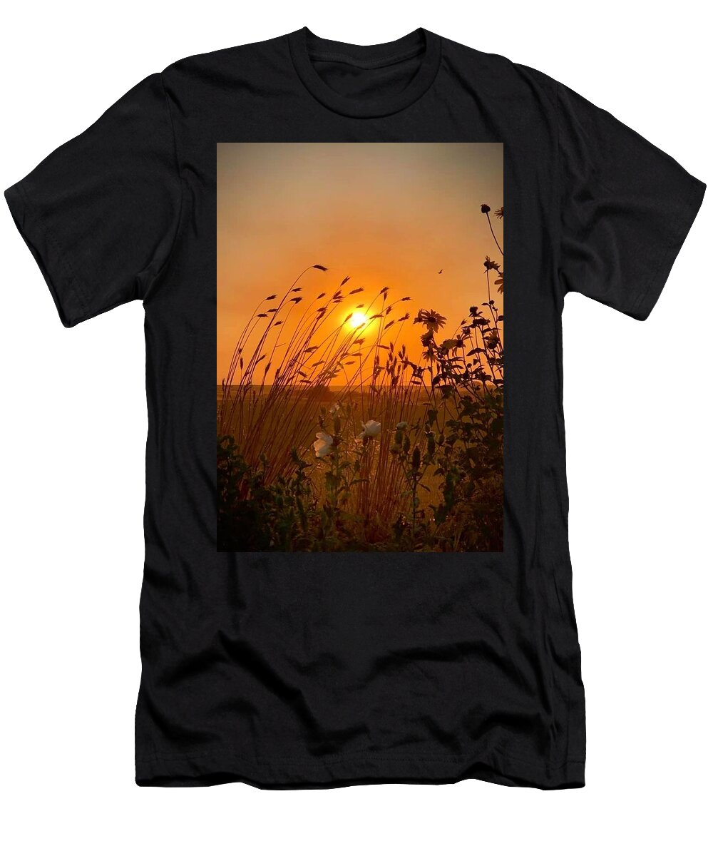 Iphonography T-Shirt featuring the photograph IPhonography Sunset 2 by Julie Powell