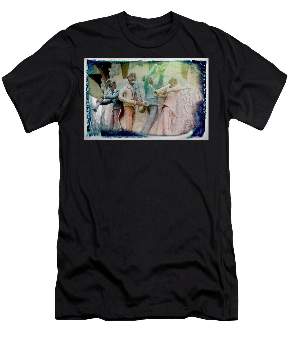 Nola T-Shirt featuring the photograph Jazzy Blues by Jim Cook