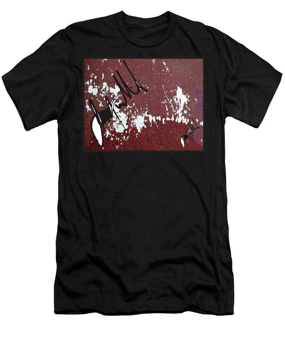  T-Shirt featuring the painting Jimi3 by Jimmy Williams
