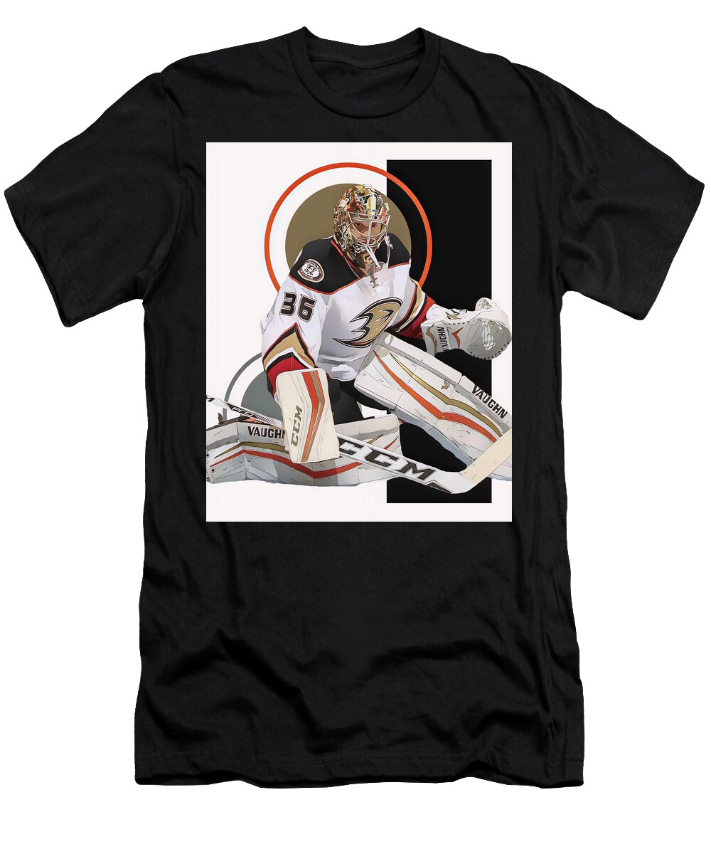 Anaheim Ducks Women's T-Shirt by Joe Hamilton - Pixels