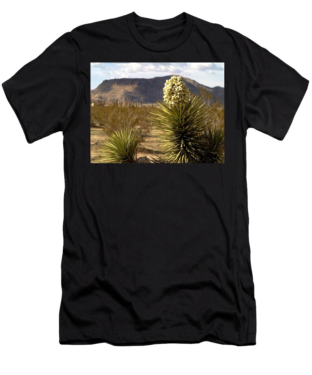 Mojave T-Shirt featuring the photograph Joshua Tree Landscape by Richard Thomas