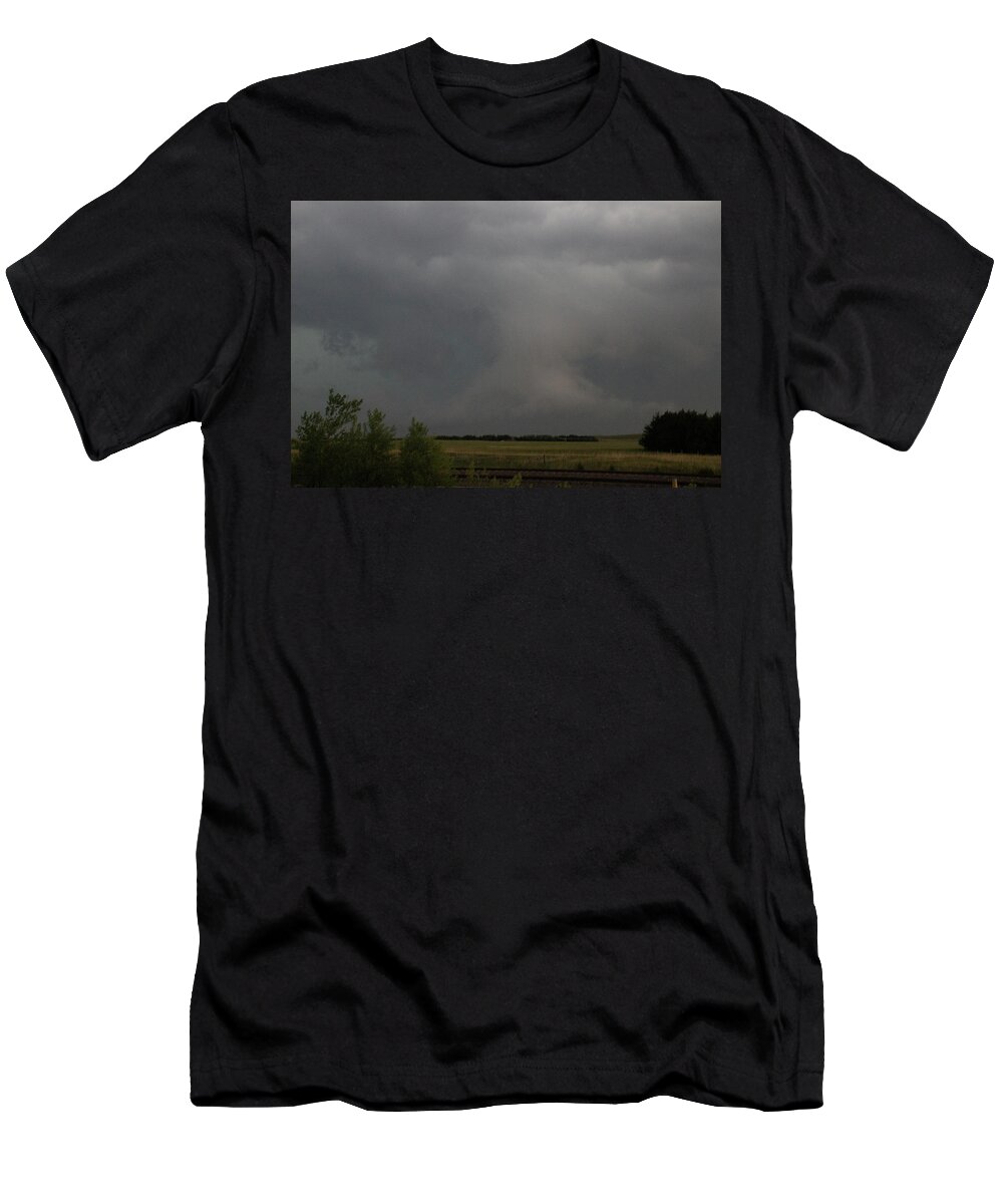 Nebraskasc T-Shirt featuring the photograph June Nebraska Supercells 013 by Dale Kaminski