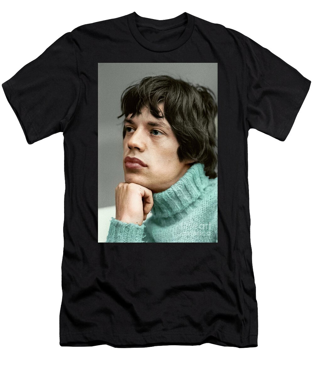Rock Rollingstones T-Shirt featuring the photograph Just Mick J by Franchi Torres