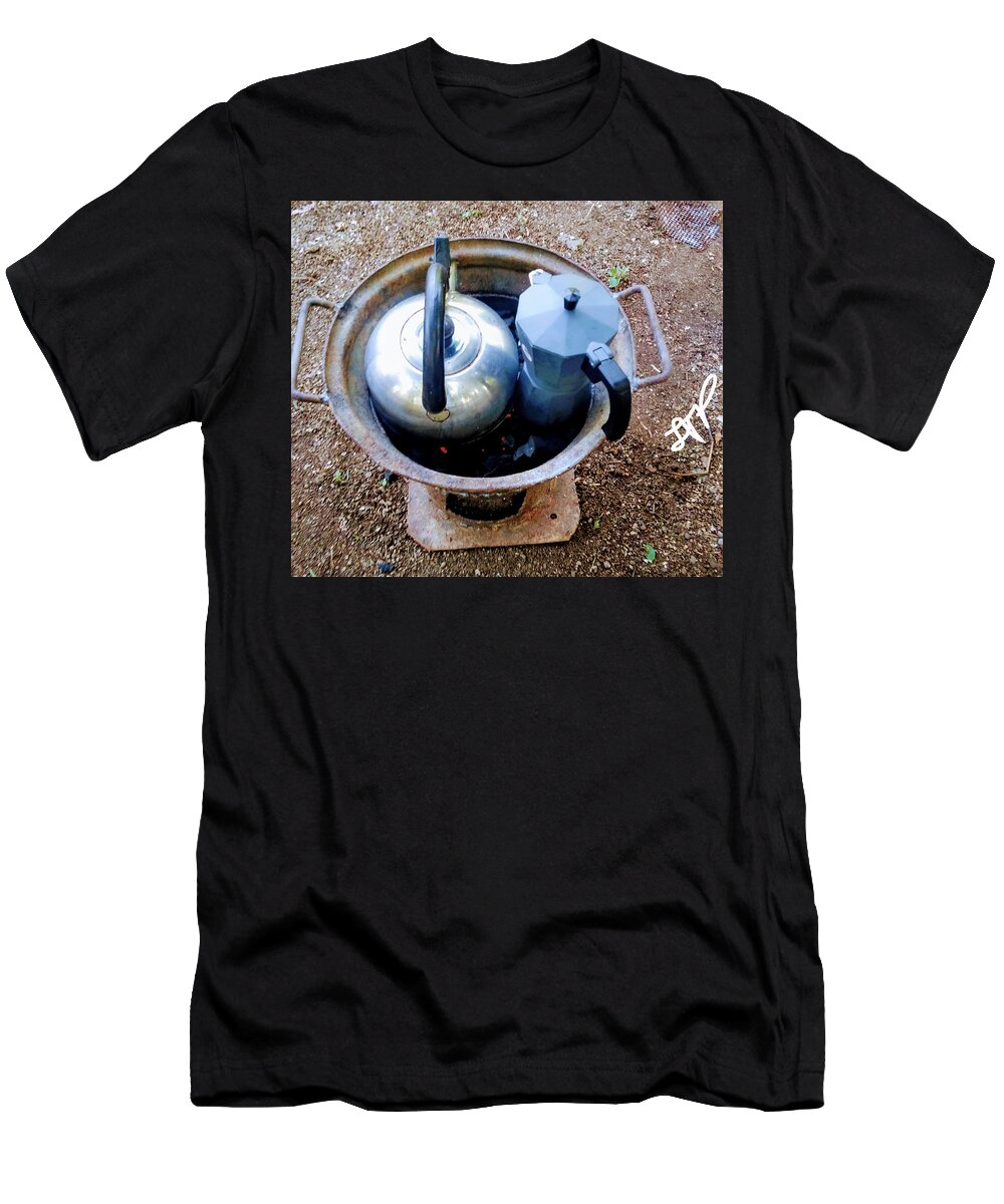 Coffee T-Shirt featuring the photograph Just the two of Us by Esoteric Gardens KN