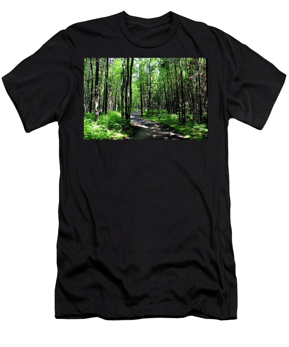 Landscape T-Shirt featuring the photograph Landscape Forest Photo 84 by Lucie Dumas
