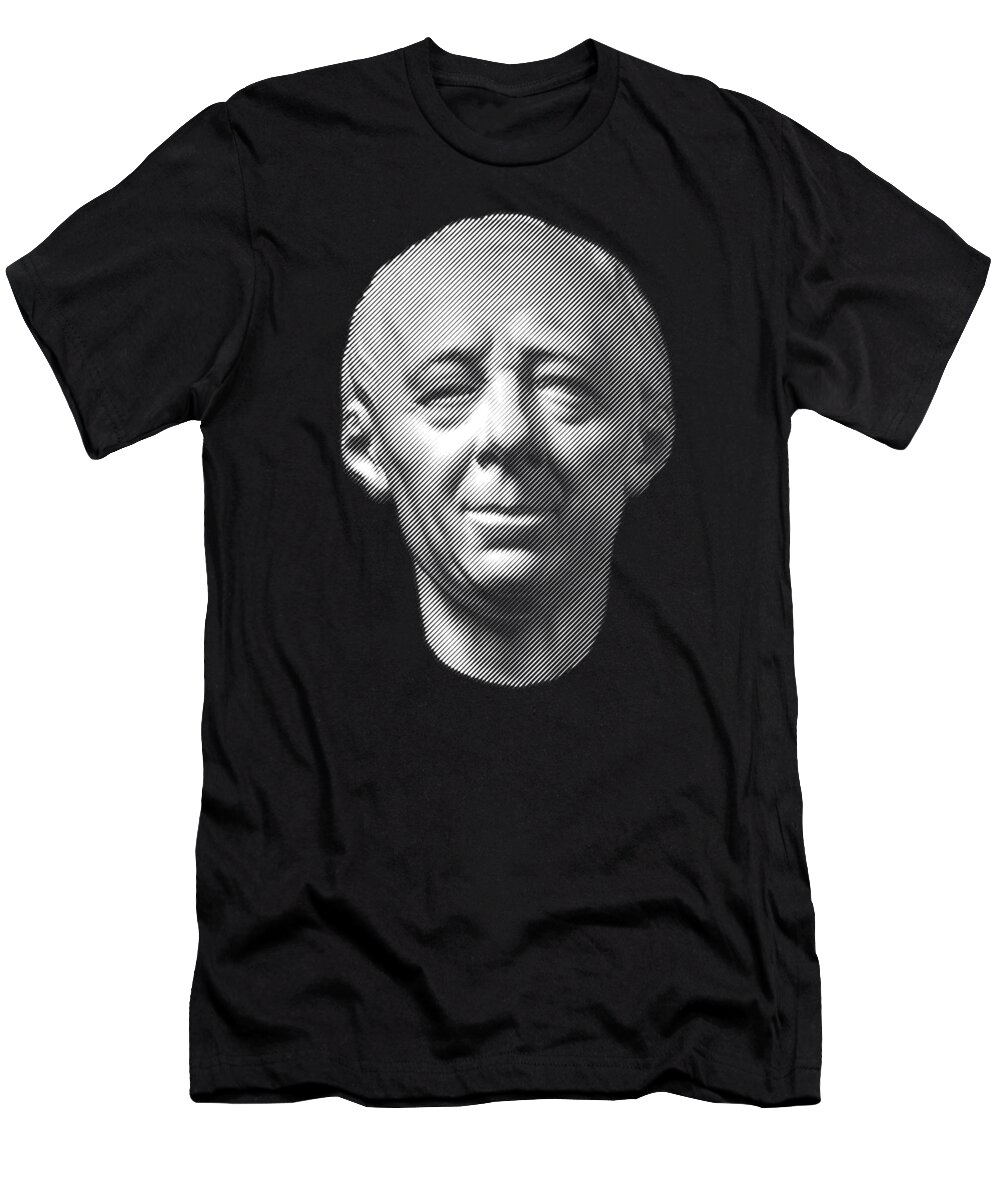 Euler T-Shirt featuring the digital art Leonhard Euler, portrait by Cu Biz