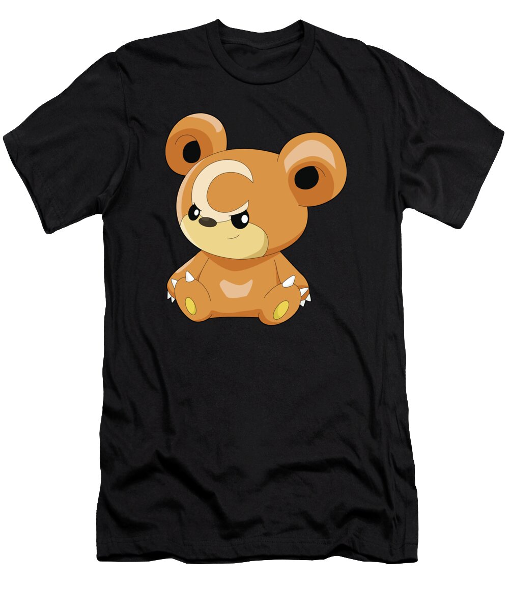 Pokemongo T-Shirt featuring the digital art Littel Bear by John