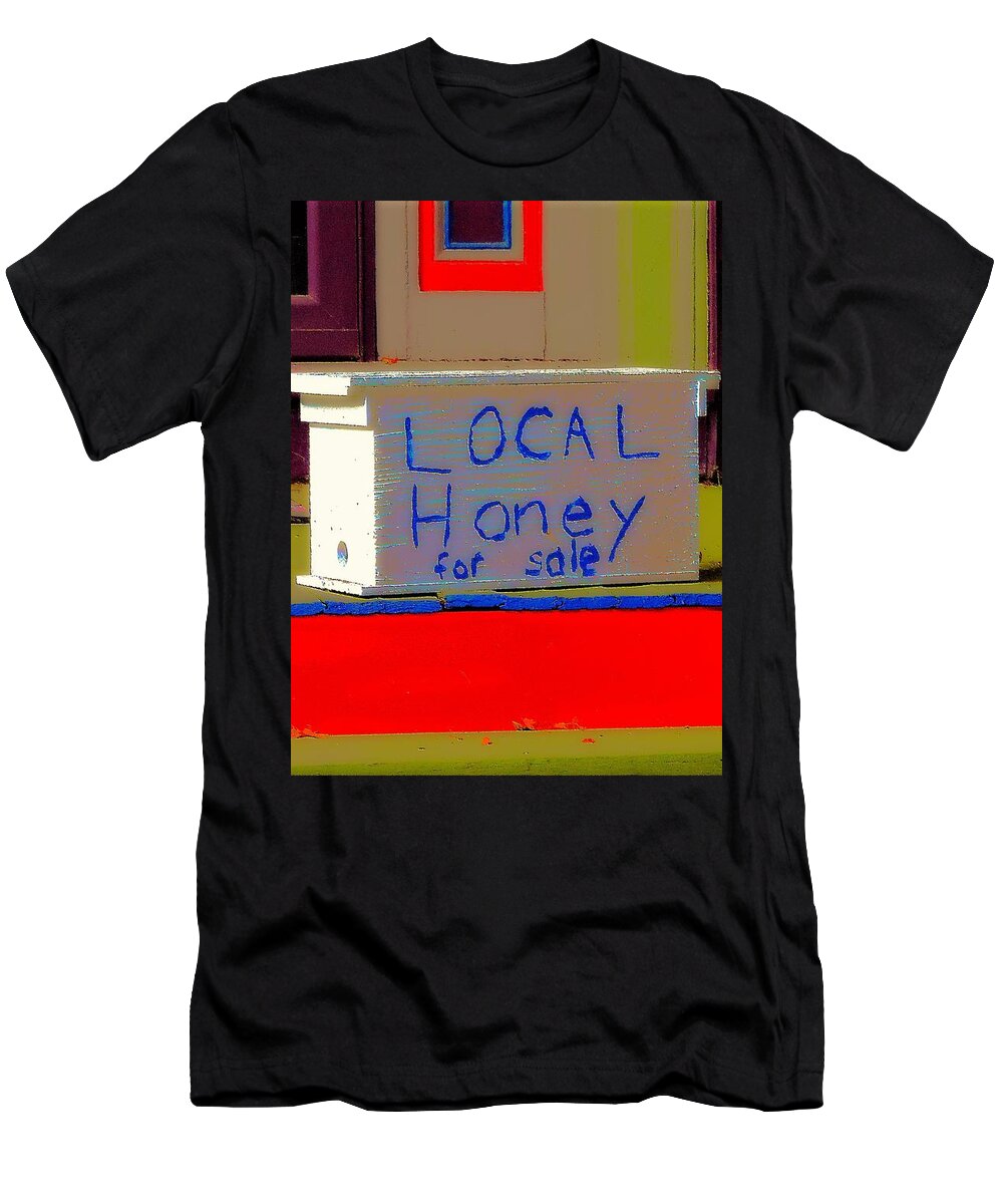 Americana T-Shirt featuring the photograph Local Honey by Tami Quigley
