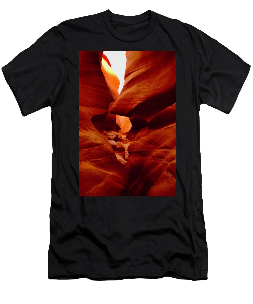 Lower T-Shirt featuring the photograph The Shark-Lower Antelope by Bnte Creations