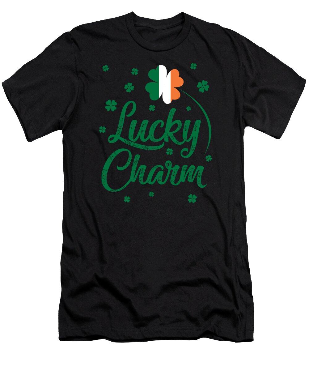 Patricks T-Shirt featuring the digital art Lucky Charm by BeMi Store