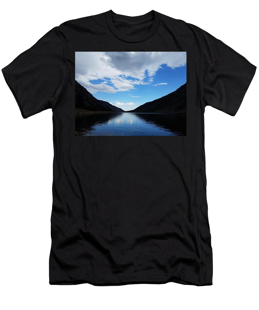 Lake T-Shirt featuring the photograph Lundy Lake CA by Brent Knippel