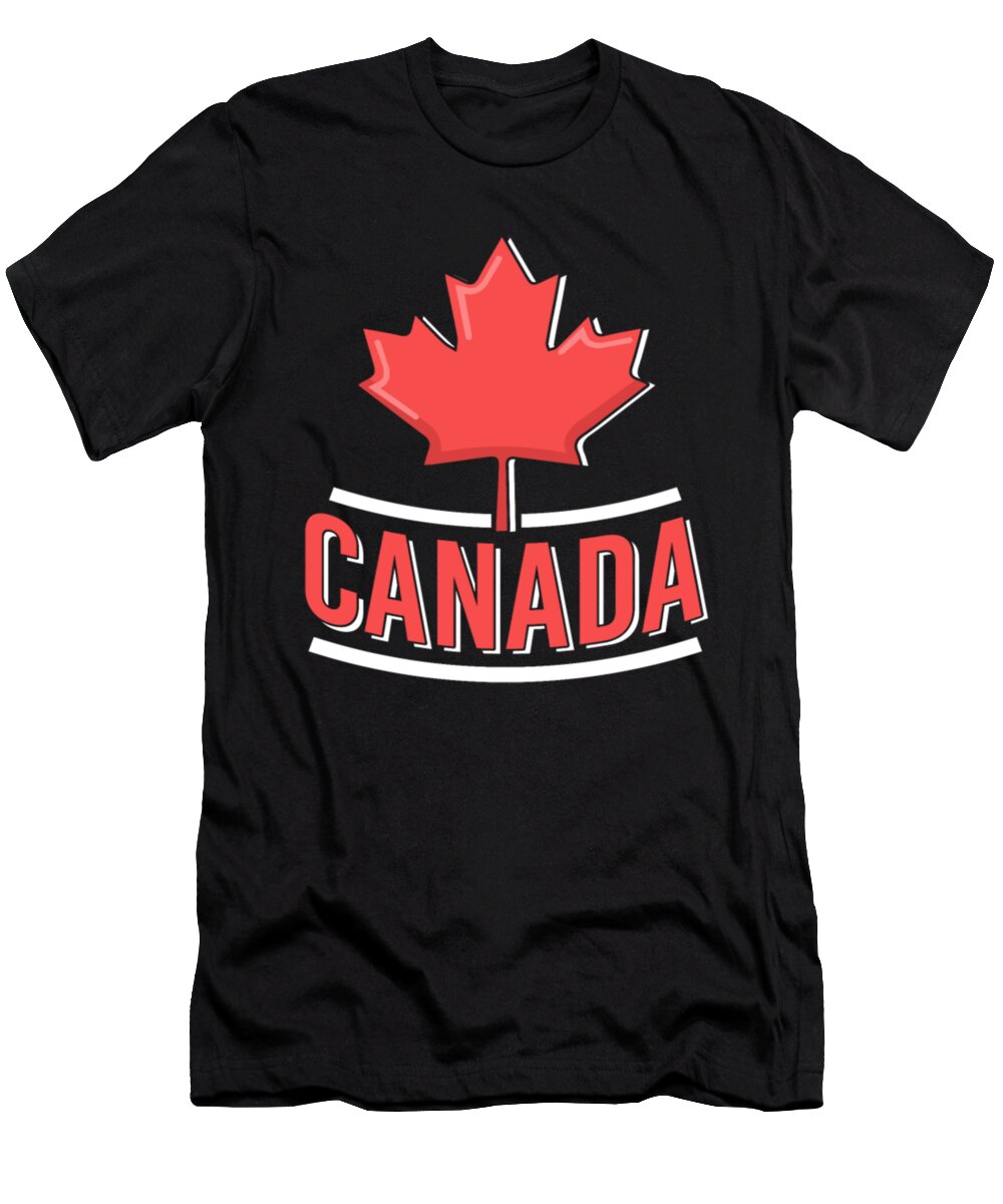 Canada Day T-Shirt featuring the jewelry Maple Canada Day by Tinh Tran Le Thanh