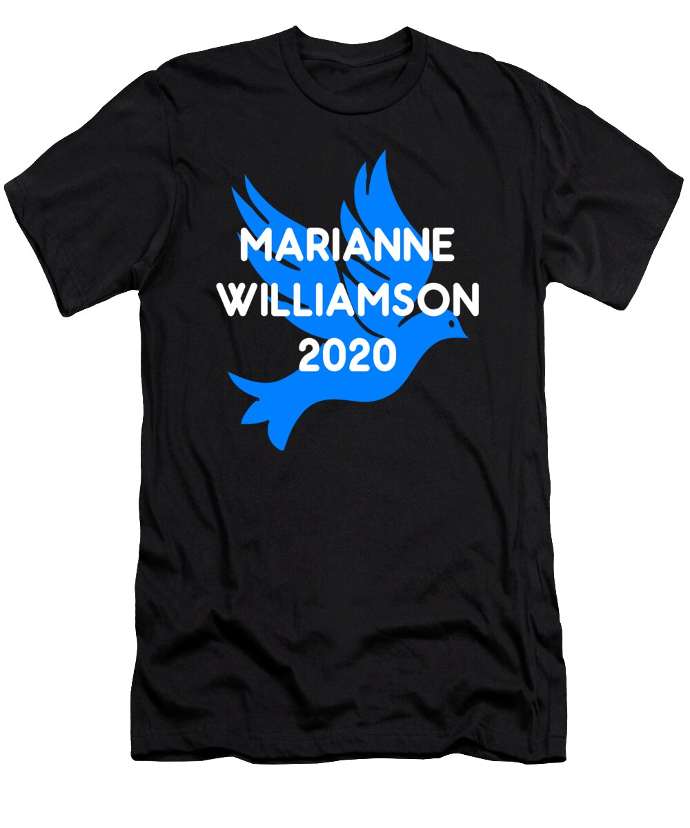 Election T-Shirt featuring the digital art Marianne Williamson For President 2020 by Flippin Sweet Gear