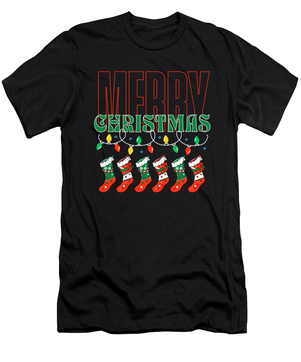Merry Christmas Holiday T-Shirt featuring the digital art Merry Christmas Holiday by Two Hivelys