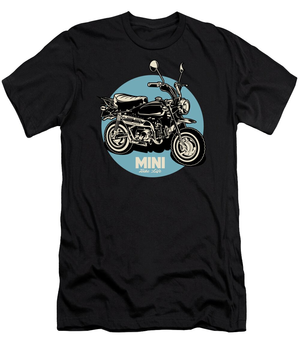 Drag T-Shirt featuring the digital art Mini Bike Life by Warrock Designs