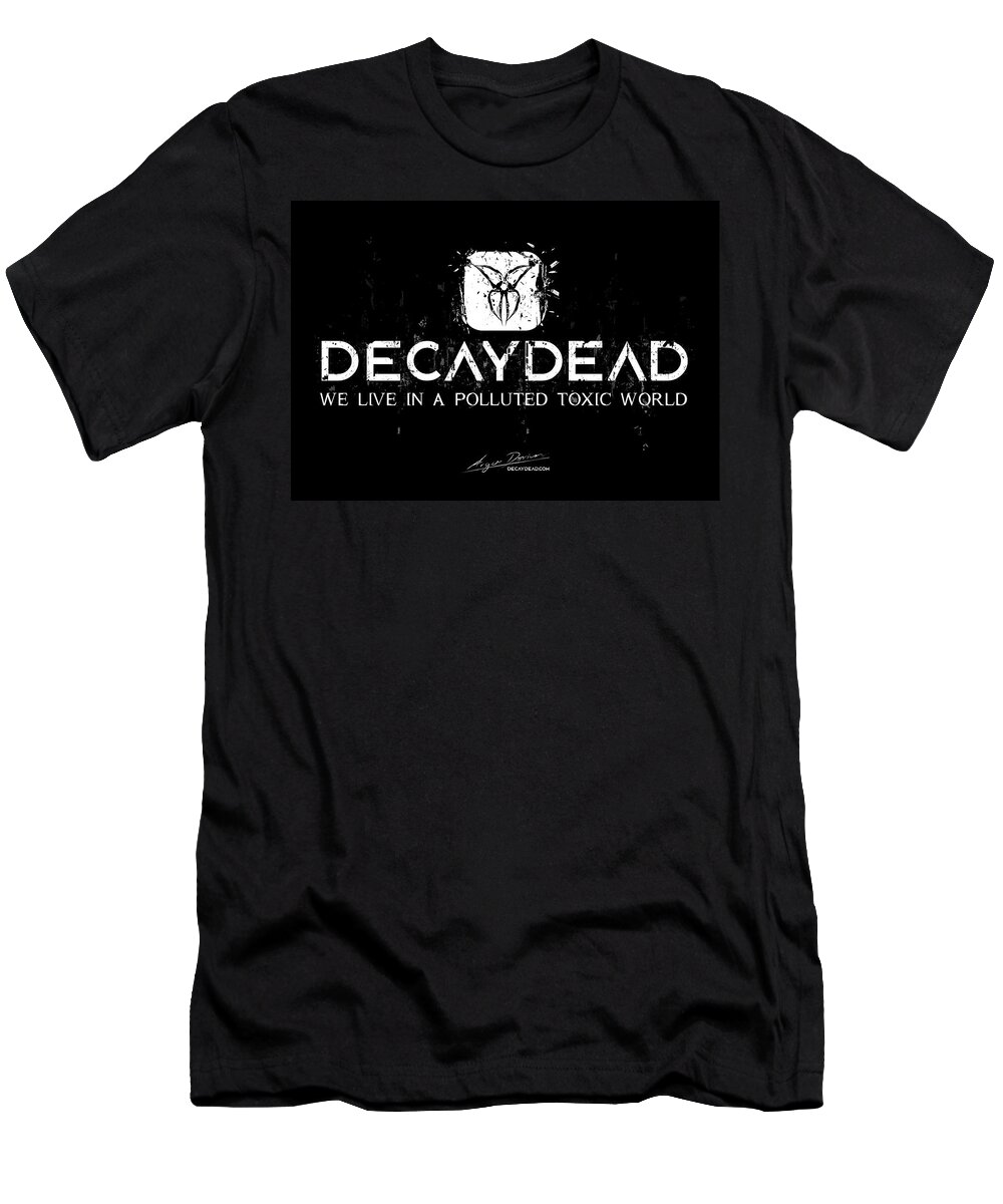Logotype T-Shirt featuring the digital art Decaydead by Argus Dorian