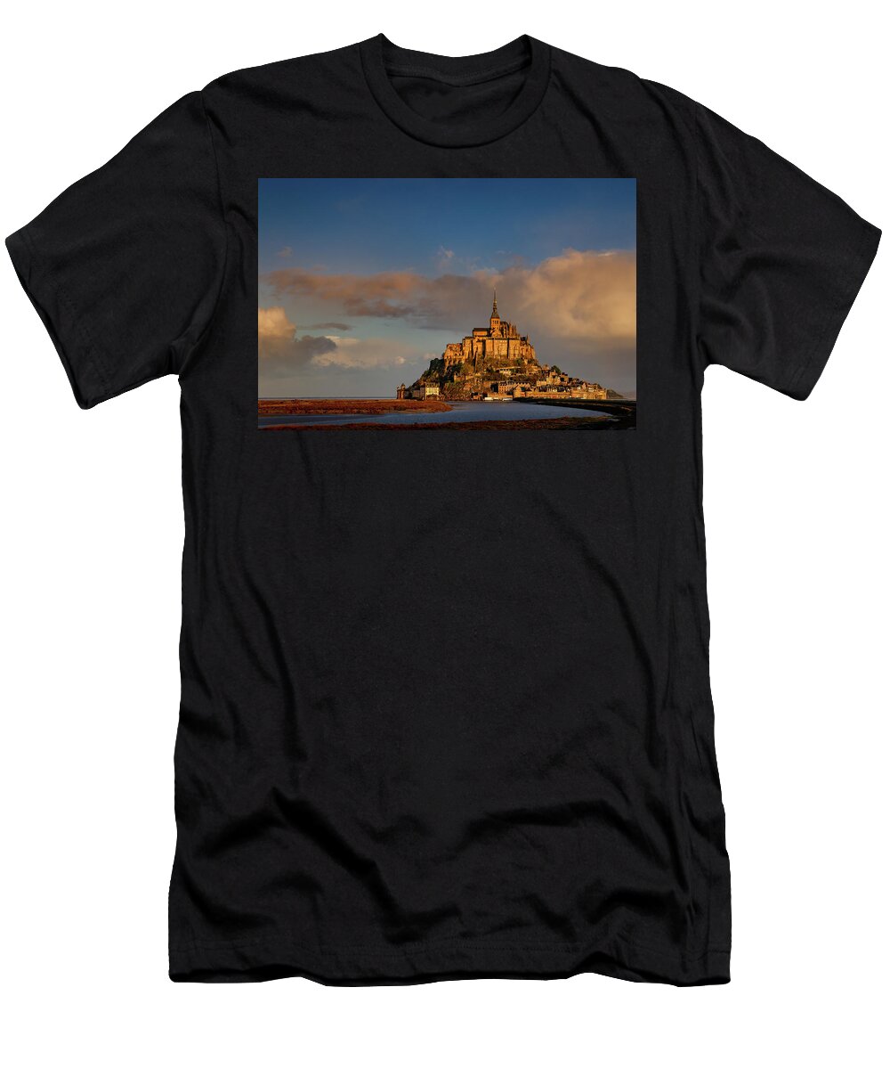 Mont-saint-michel T-Shirt featuring the photograph Mont Saint Michel - Saint Michael's Mount by Olivier Parent