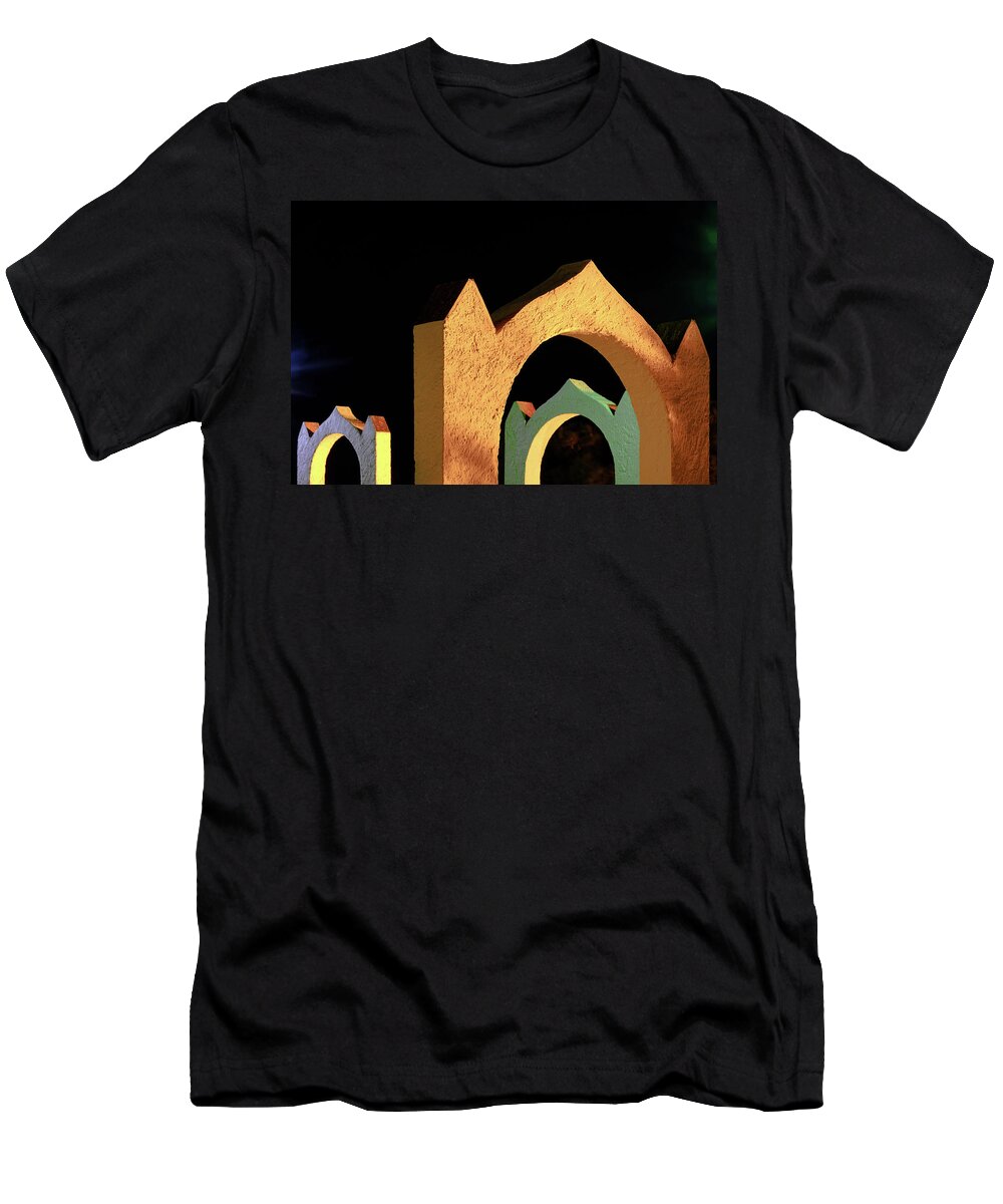 Moorish T-Shirt featuring the photograph Moorish arches by Gary Browne