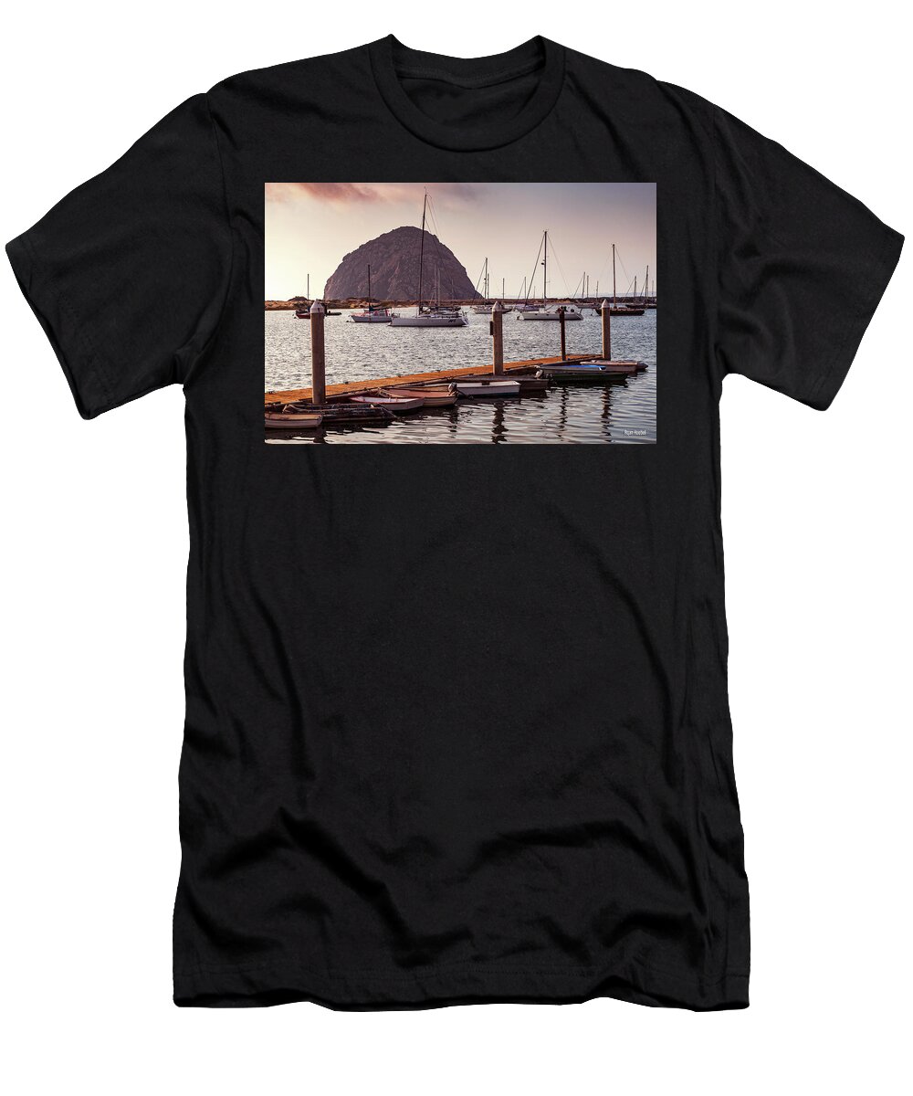 Landscape T-Shirt featuring the photograph Morro Rock by Ryan Huebel