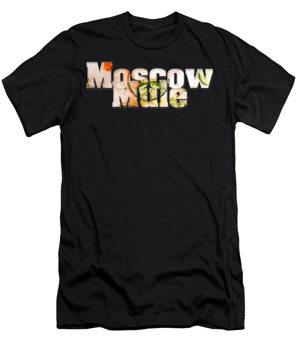 Russia T-Shirt featuring the digital art Moscow Mule Delights Exploring Russian Cuisine by Lotus Leafal