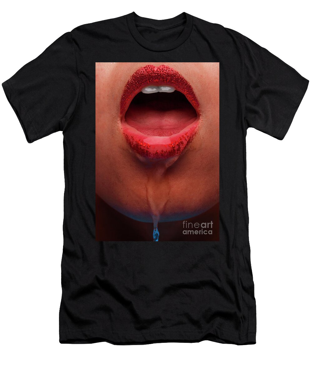 Mouth T-Shirt featuring the photograph Mouth Watering... by Marco Crupi