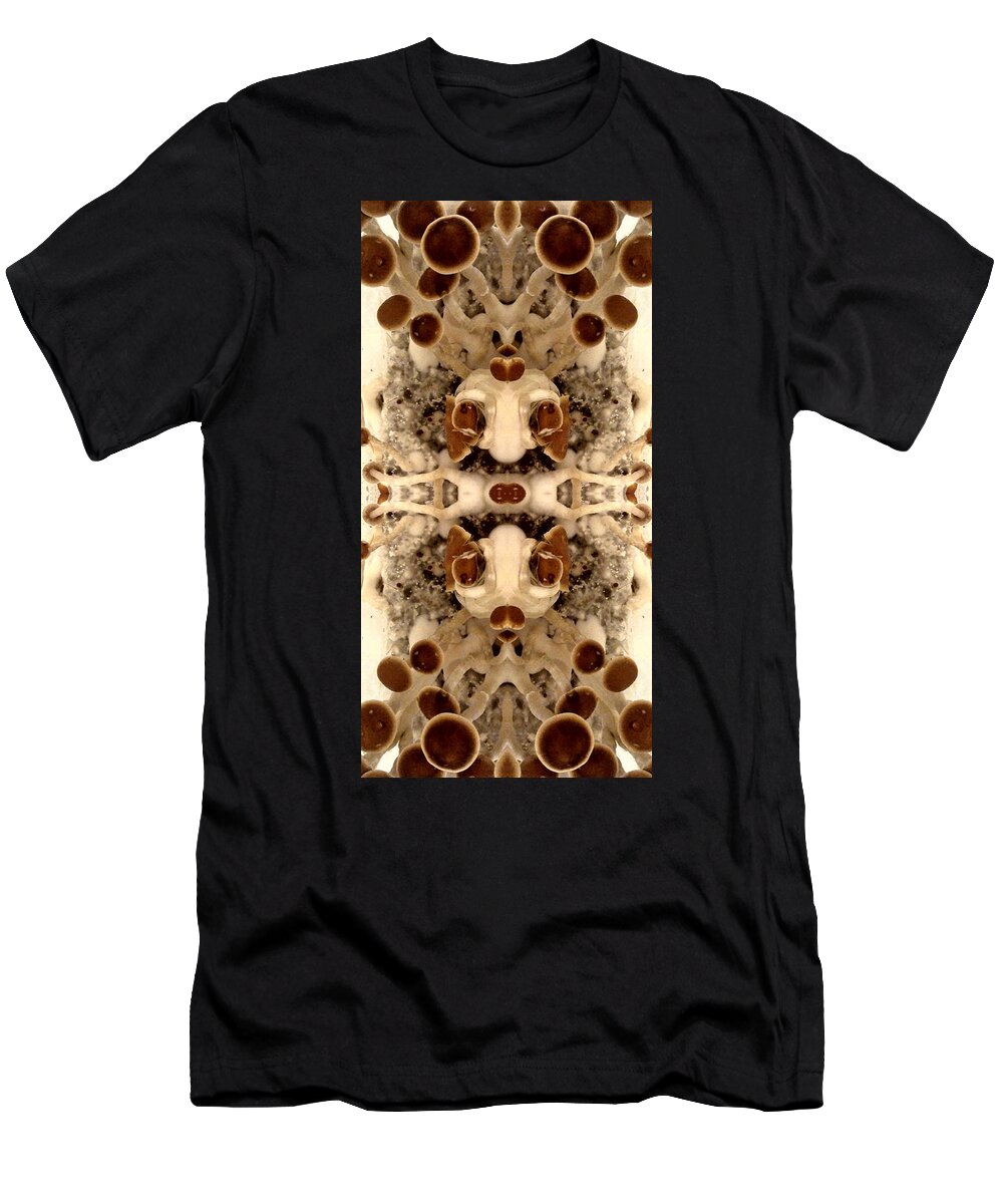 Photography T-Shirt featuring the painting Mushroom by Stephenie Zagorski