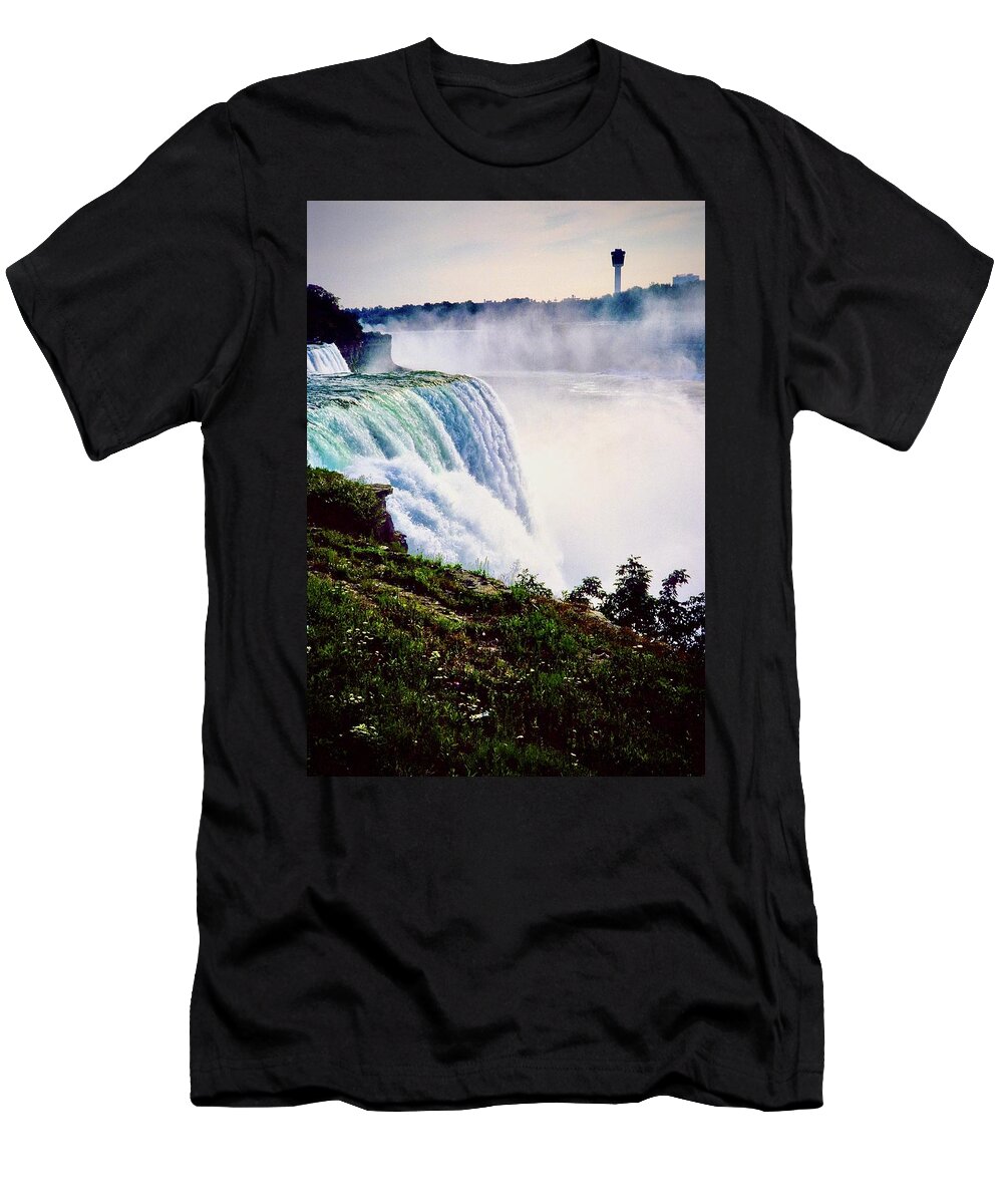  T-Shirt featuring the photograph Niagra Falls by Gordon James