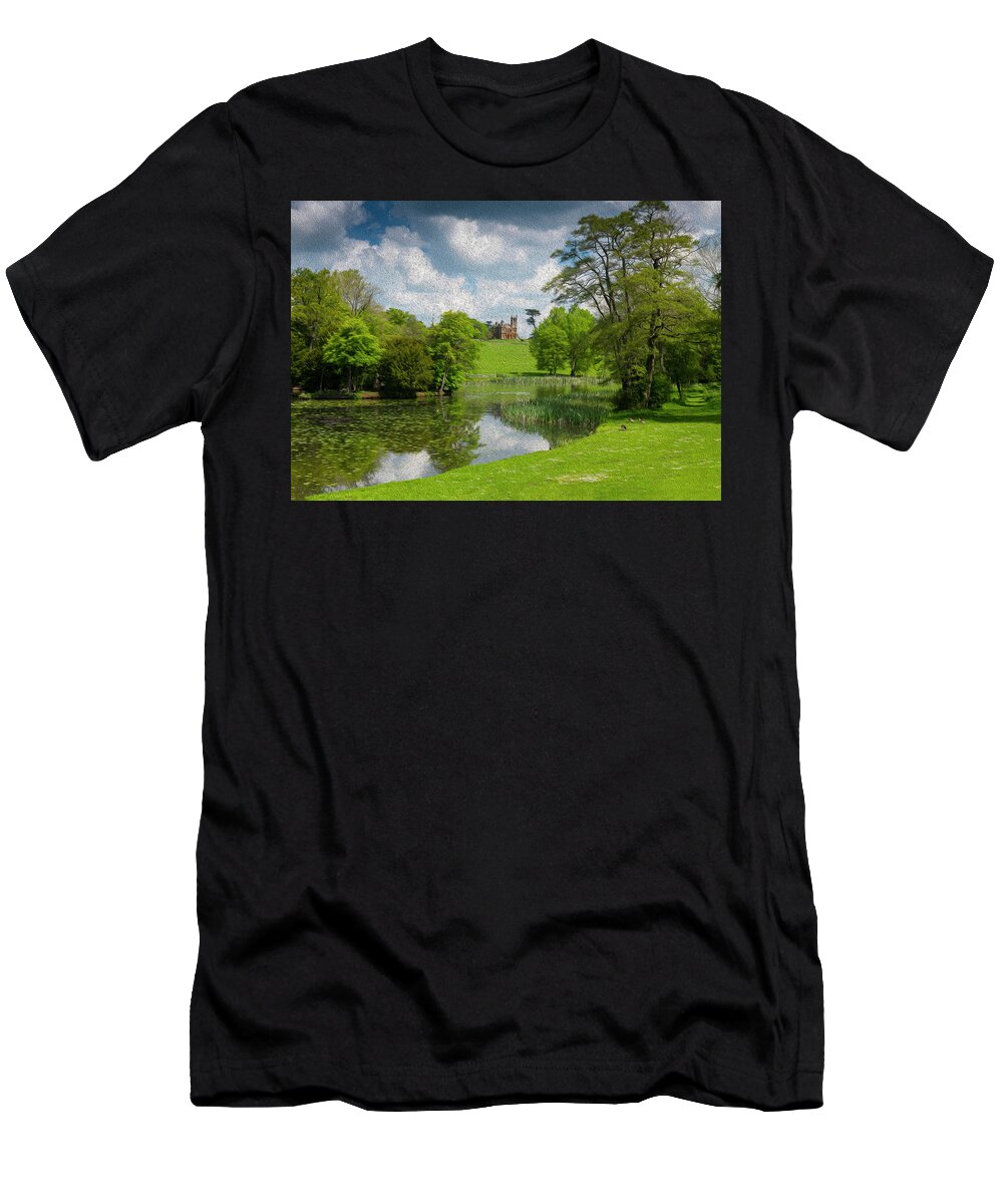 Landscape T-Shirt featuring the photograph Oil 7 by Remigiusz MARCZAK