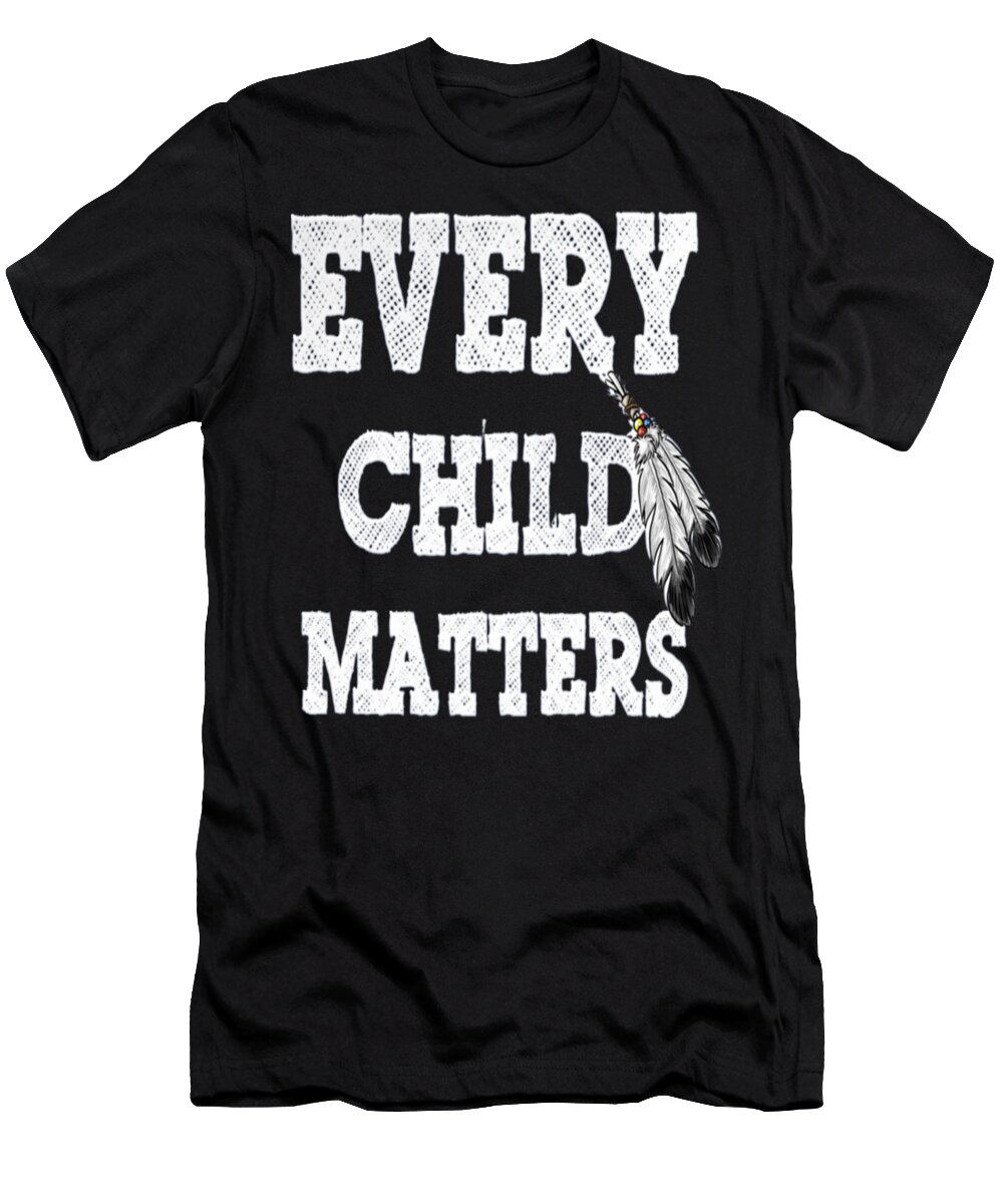 Canada Day T-Shirt featuring the jewelry Orange Day - Residential Every Child Matters Canada by Tinh Tran Le Thanh