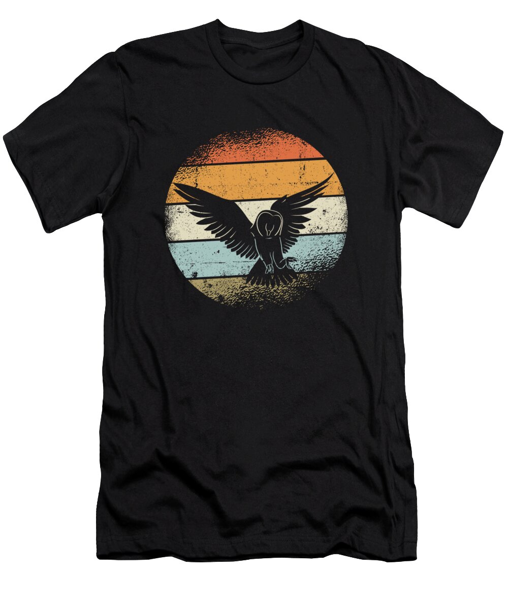 Owl Motifs T-Shirt featuring the digital art Owl Motifs by Manuel Schmucker