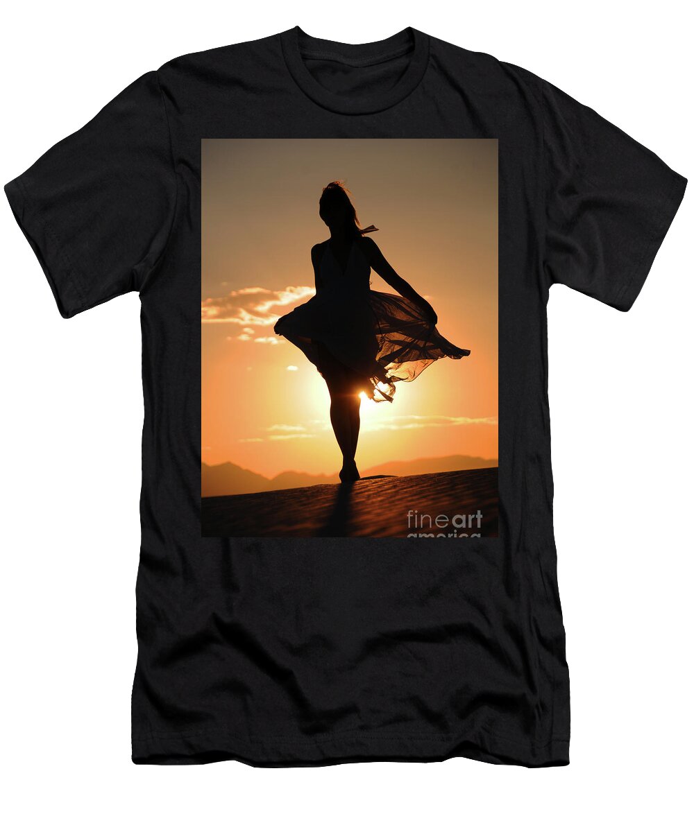 Sand T-Shirt featuring the photograph Peaceful Serenity by Robert WK Clark