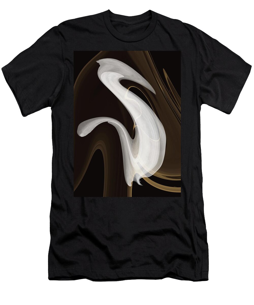  T-Shirt featuring the digital art Pelican Dance by Michelle Hoffmann