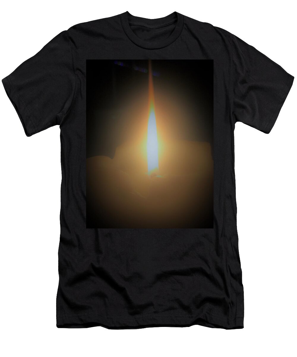  T-Shirt featuring the photograph Pillar of Fire by Michelle Hoffmann