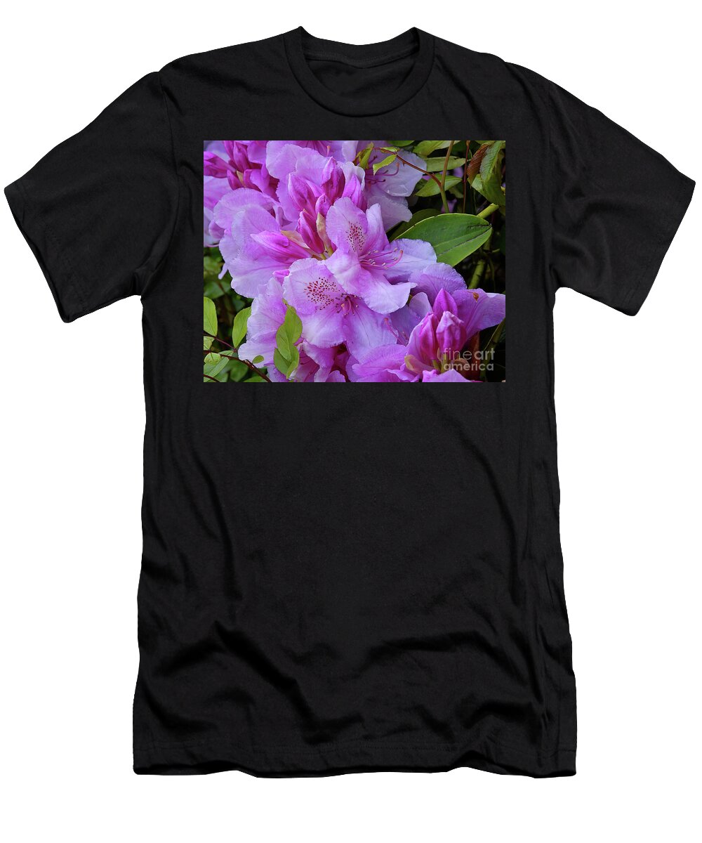 Pink Rhododendron T-Shirt featuring the photograph Pink Rhododendron by Scott Cameron
