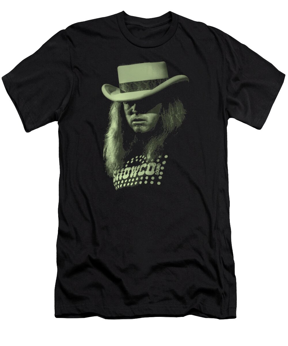 Poster Retro Lynyrd Skynyrd Ronnie Van Zant Examples Of Beautiful T-Shirt featuring the digital art Poster Retro Lynyrd Skynyrd Ronnie Van Zant Examples Of Beautiful by Vintage Lynyrd Skynyrd