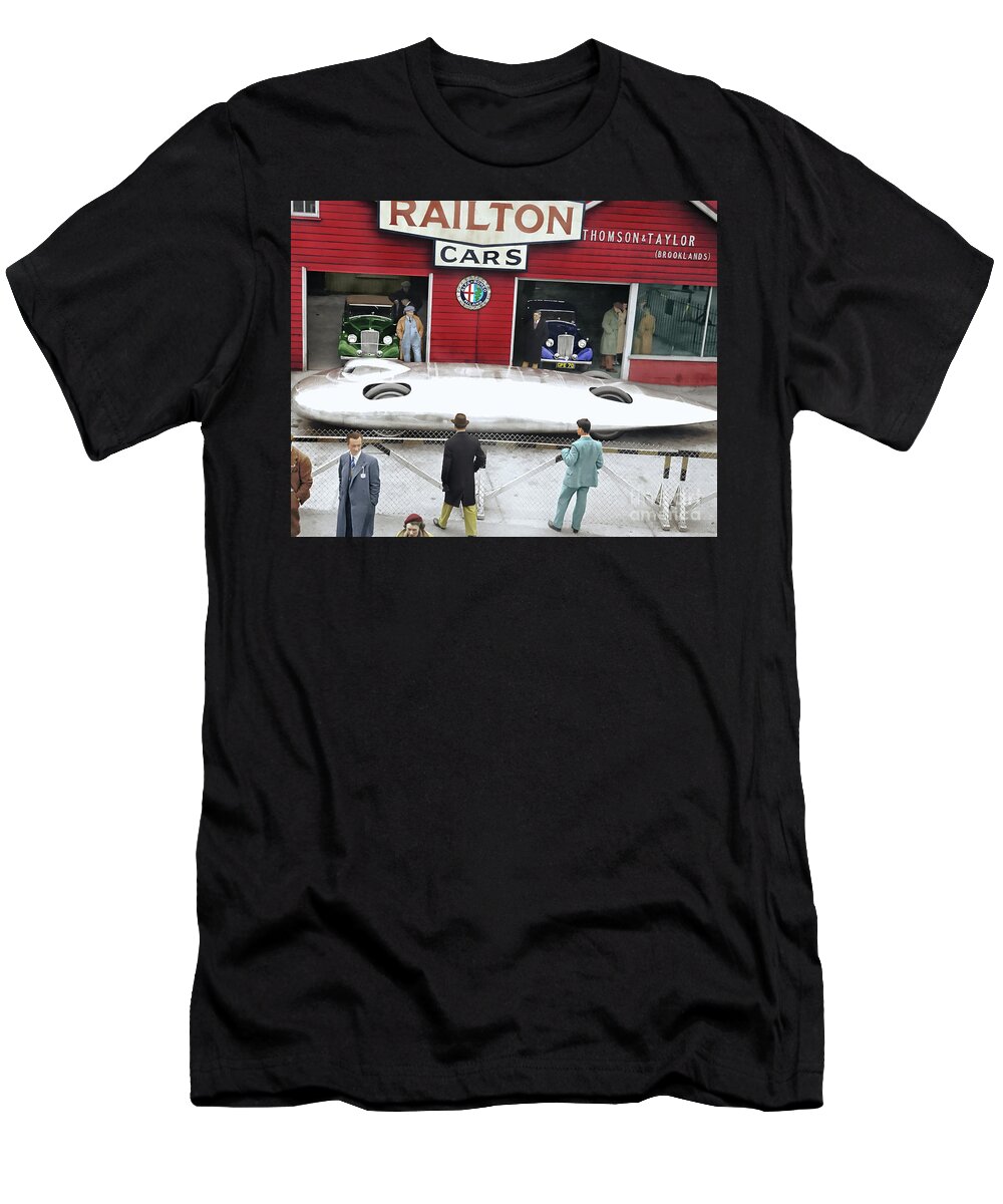 Auto T-Shirt featuring the photograph Railton Cars by Franchi Torres