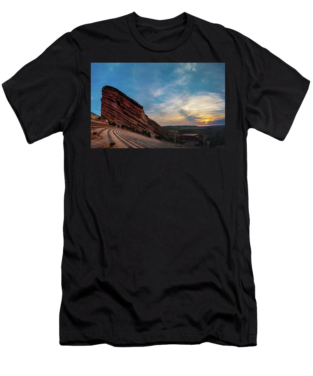 Red Rocks T-Shirt featuring the photograph Red Rocks Sunrise by Chuck Rasco Photography