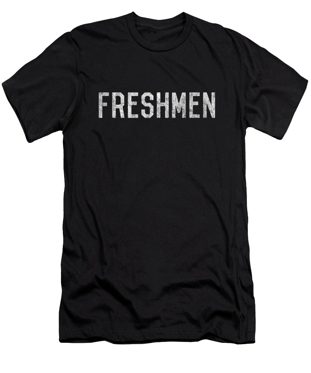 Cool T-Shirt featuring the digital art Retro Freshmen by Flippin Sweet Gear