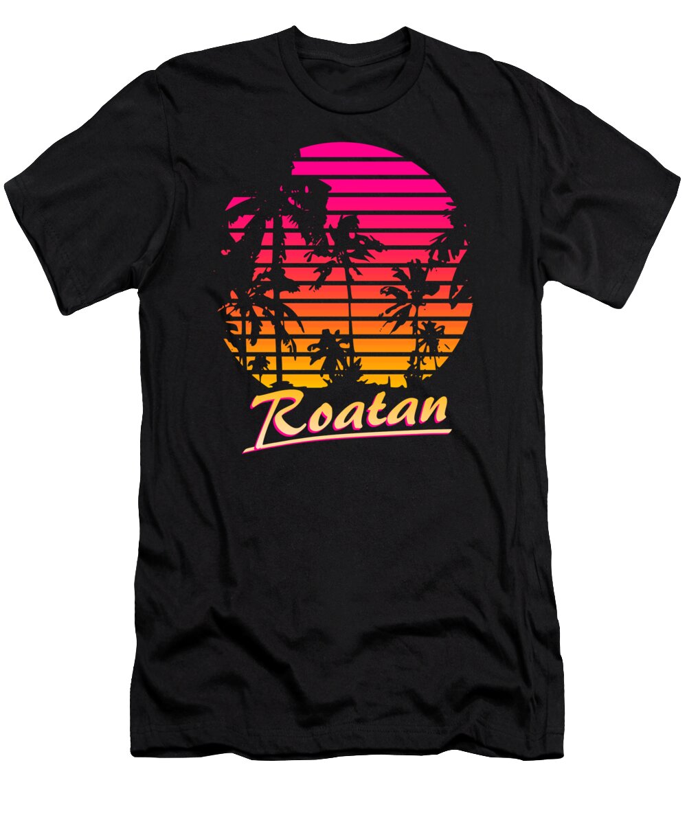 Classic T-Shirt featuring the digital art Roatan by Filip Schpindel